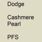 Preview: Dodge, Cashmere Pearl, PFS.